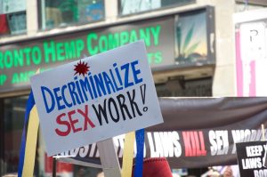 "Decriminalize Sex Work" by mzulak is licensed under CC BY-NC-SA 2.0