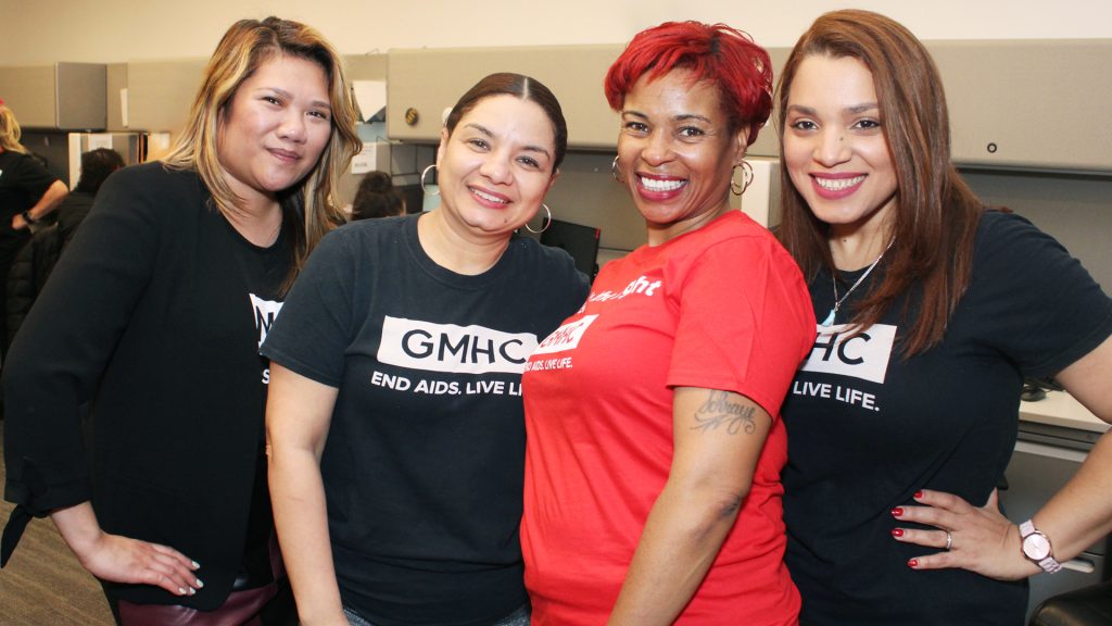 Richarleene Walsh, Senior Director, Financial Management and SURE Housing; Jacquelin Diaz, Vice President, Operations and Programs, Shaunda Turner, HRA Housing Director; Daisy Guzman, Housing Director