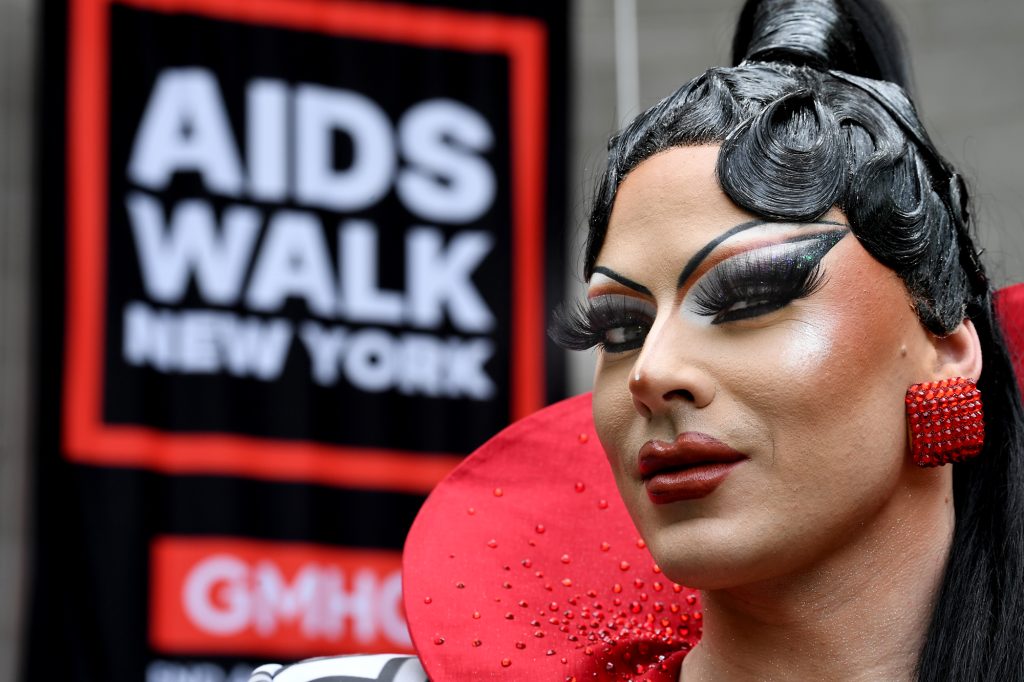 Rupaul's Drag Race star Q at AIDS Walk 2024