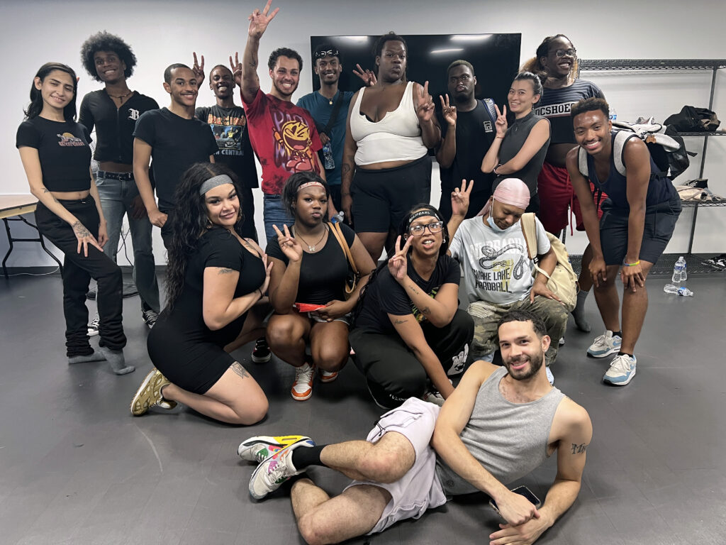 Vogue lounge participants at GMHC on August 7, 2025