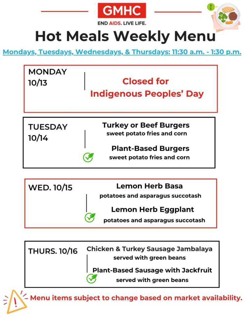 Hot Meals Lunch Menu English 10 14 2