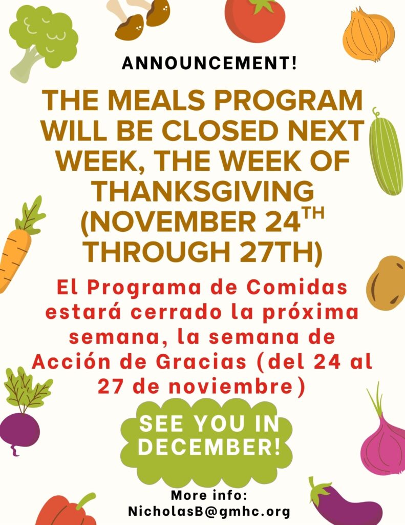 Closed Week of Thanksgiving English