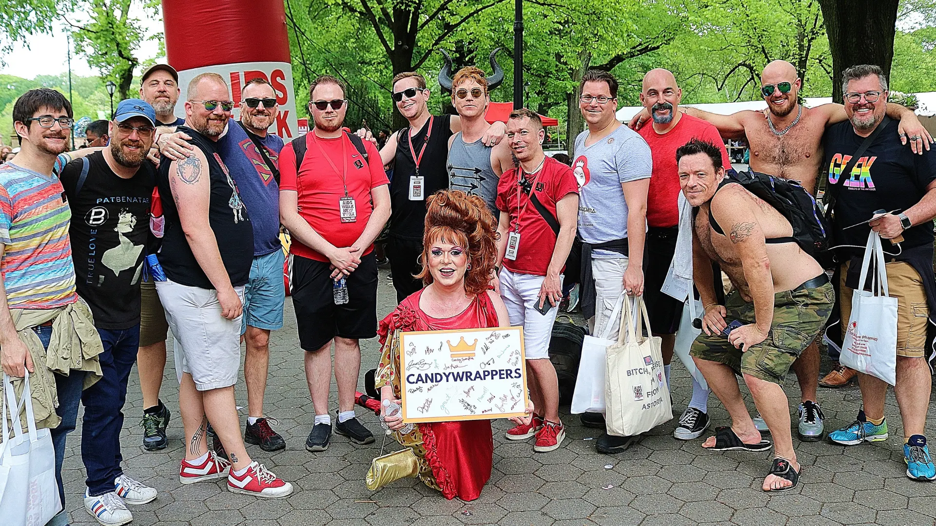 CandyWrappers AIDS Walk New York