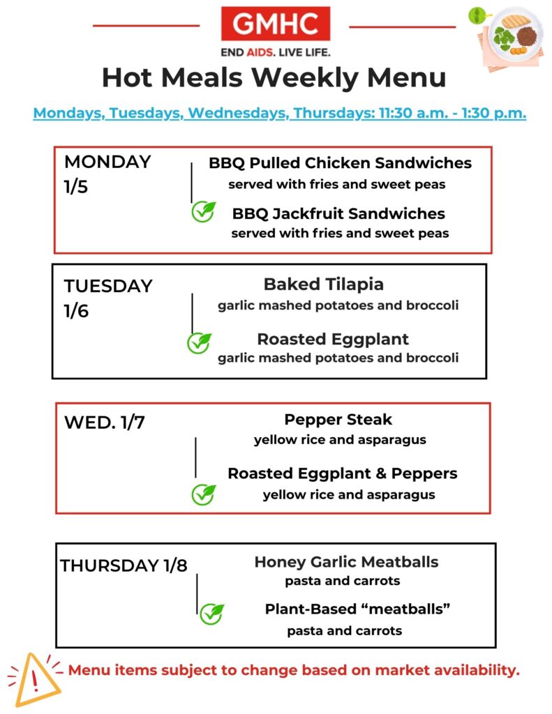 Hot Meals Lunch Menu 1 5 2026 English