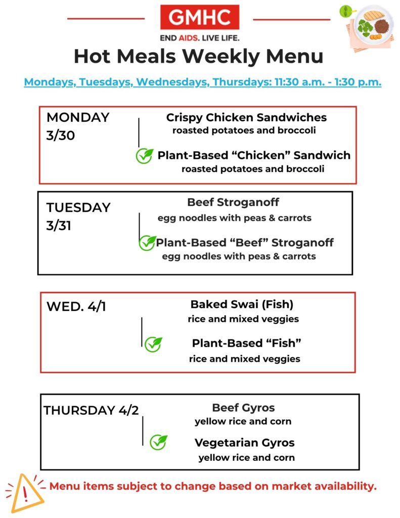hot meals lunch menu english 3 30 2026