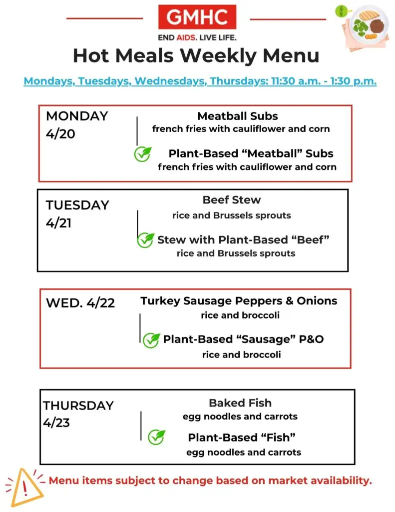 hot meals lunch menu english 4 20 2026
