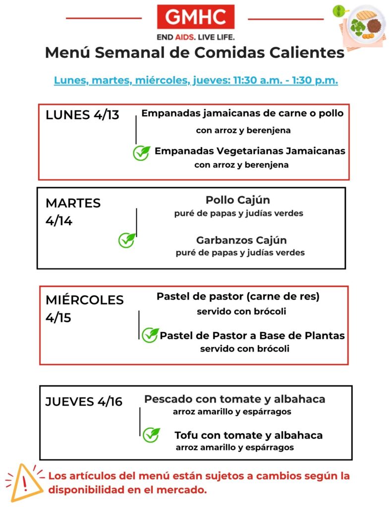 hot meals lunch menu spanish 4 13 2026