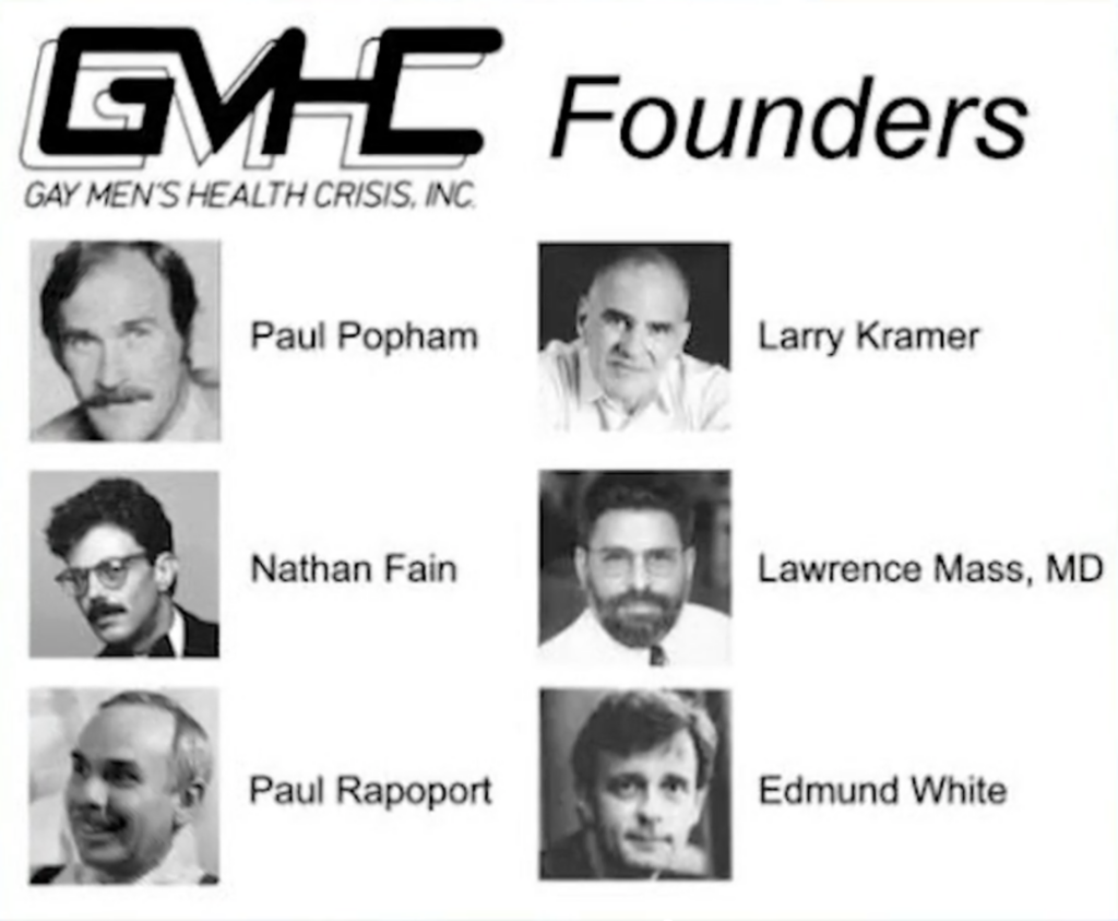 GMHC Founders 1980s