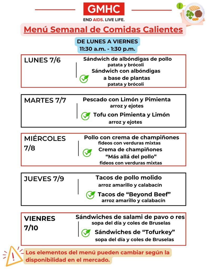 hot meals lunch menu spanish 7 6 2026