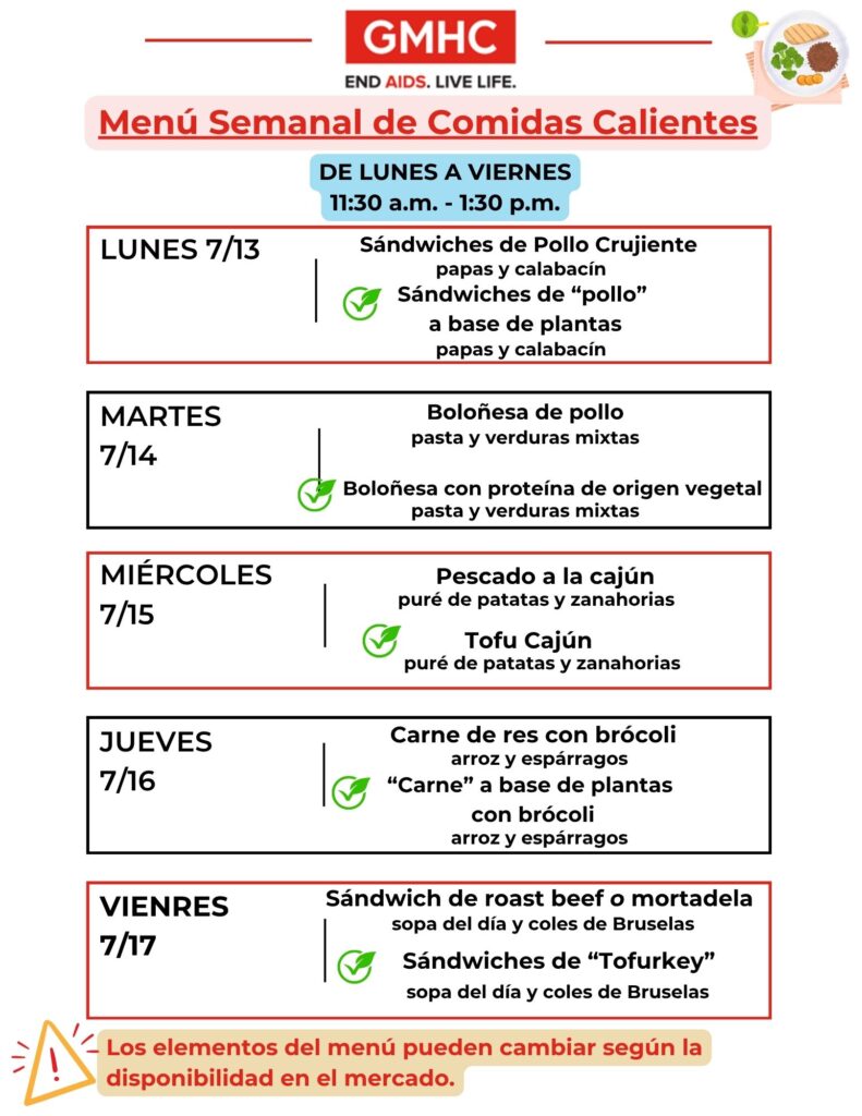 meals lunch menu spanish 7 13 2026 7