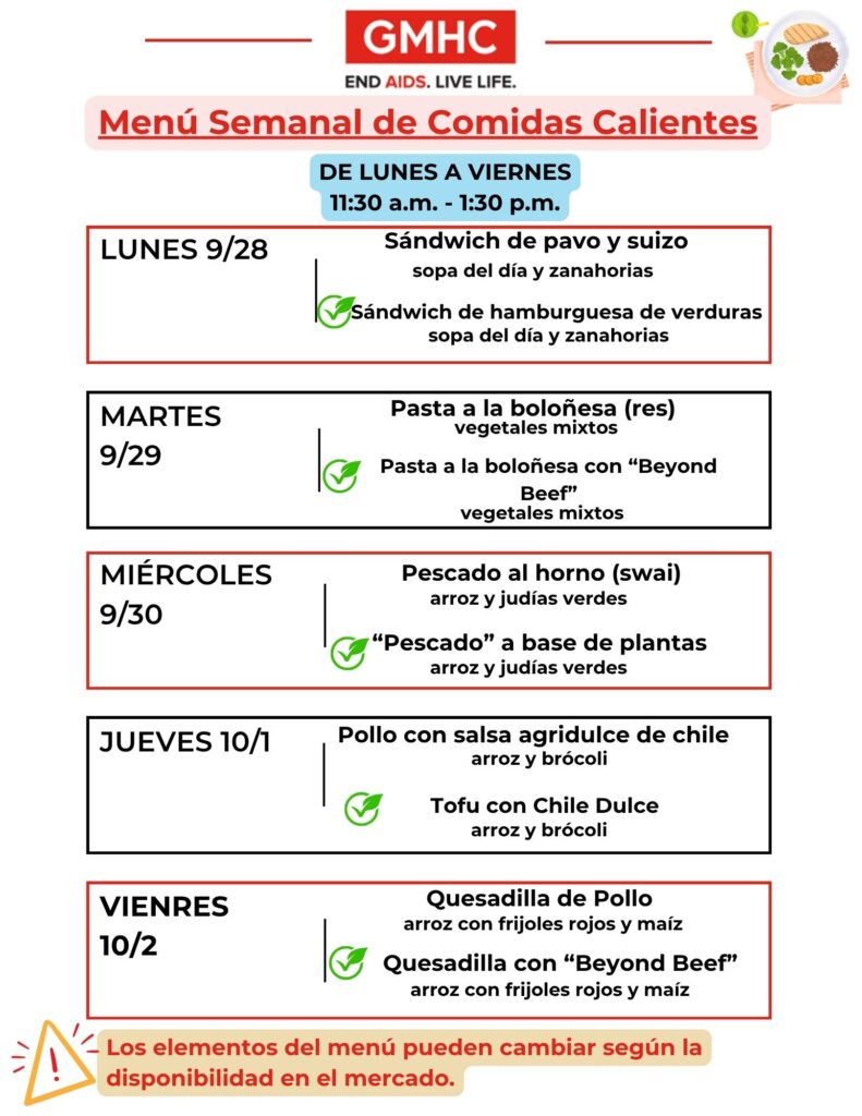 hot meals lunch menu spanish 9 28 2026