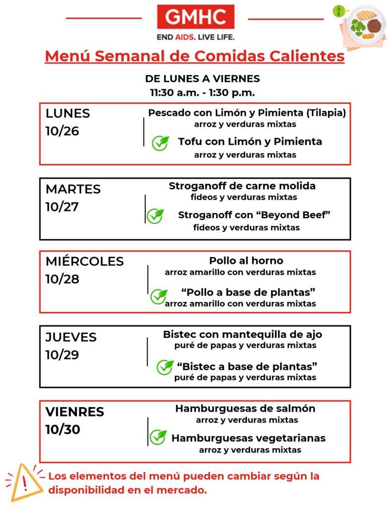 hot meals lunch menu spanish 10 26 2026